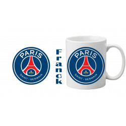 Tapis de souris ordinateur PSG - collection officielle - PARIS SAINT  GERMAIN - Ligue 1 - Taille 28 x 16 cm - Blason maillot club