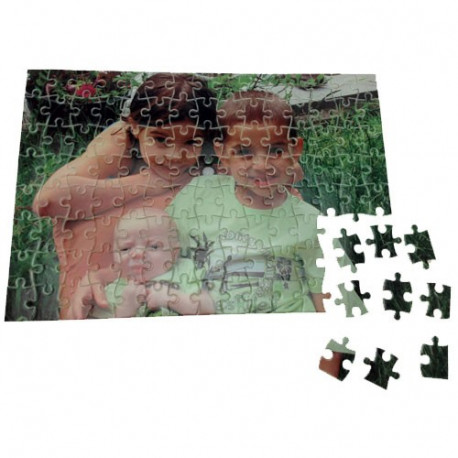 Puzzle A4 Logo à Personnaliser - Entreprise avec Slogan en Option