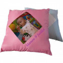 COUSSIN PERSONNALISABLE ROSE