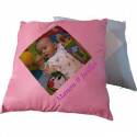 COUSSIN PERSONNALISABLE ROSE