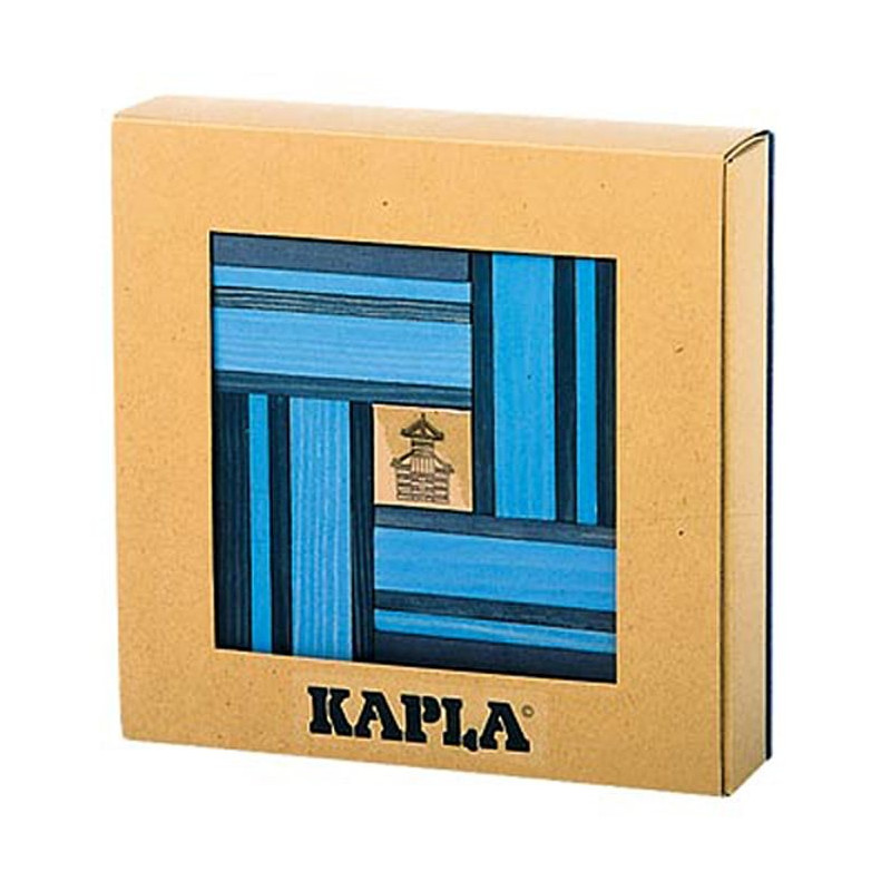 Kapla Coffret couleurs 1 livre + 40 planchettes