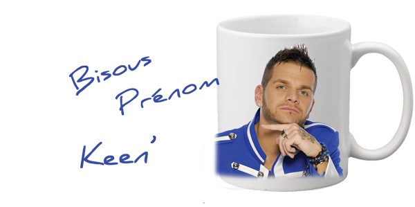 Keen'V personnalisé avec prénom tasse Incassable V1 Mug 