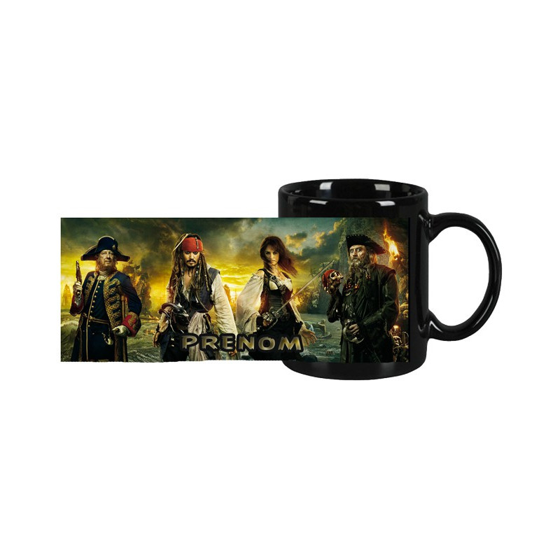 Mug Really Good Pirate/Captain By Fish & Black - Noir, Design Contemporain - Neuf Sous Emballage