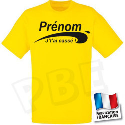 PRENOM + "J' 'T' AI CASSE "