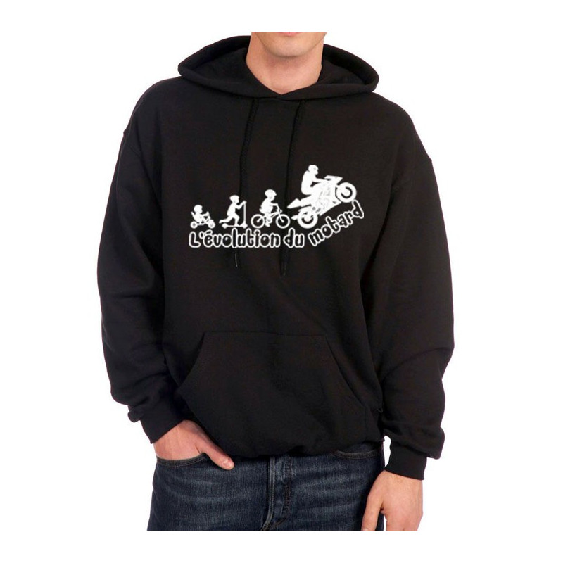 Sweat à capuche OURS BIKERS - PIXEL EVOLUTION - Homme Noir - Cdiscount  Prêt-à-Porter