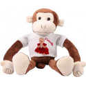 Peluche singe personnalisée